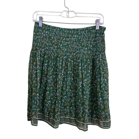 Max Studio NWT Green Ditzy Floral Circle Skirt Size M - Picture 2 of 7